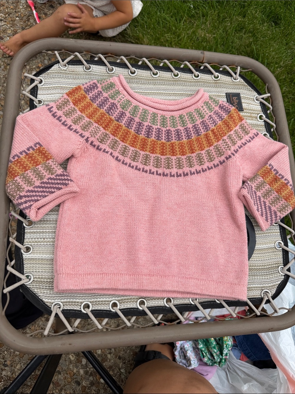 Vintage kids DZ gear sweater